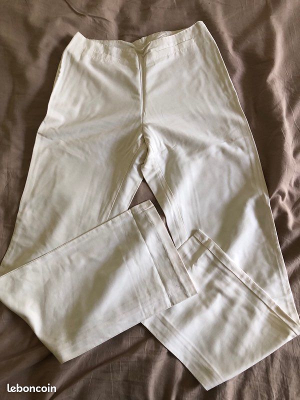 Pantalon blanc femme Morgan taille 36 (image 1)