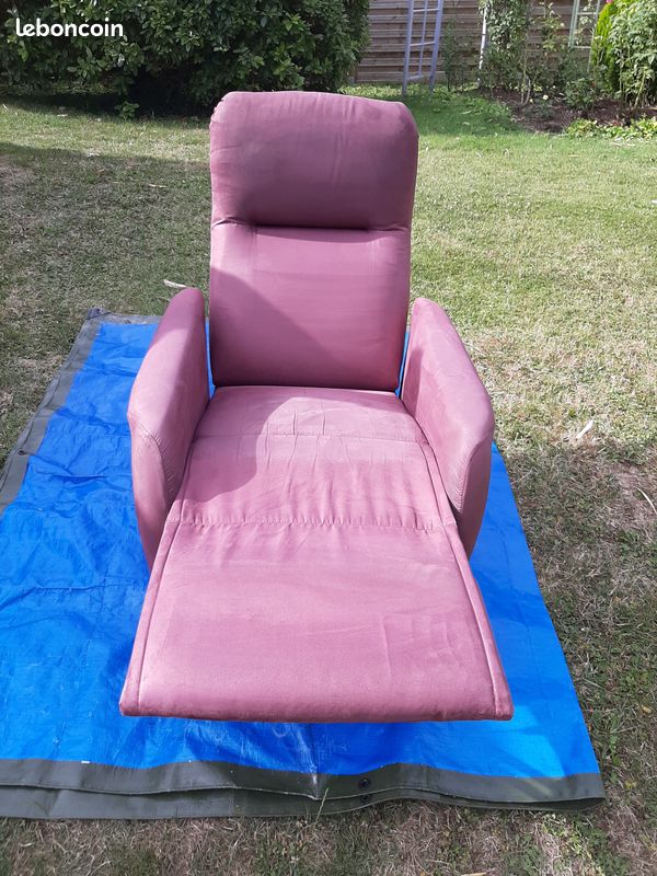 Fauteuil relax manuel micro fibre (image 2)