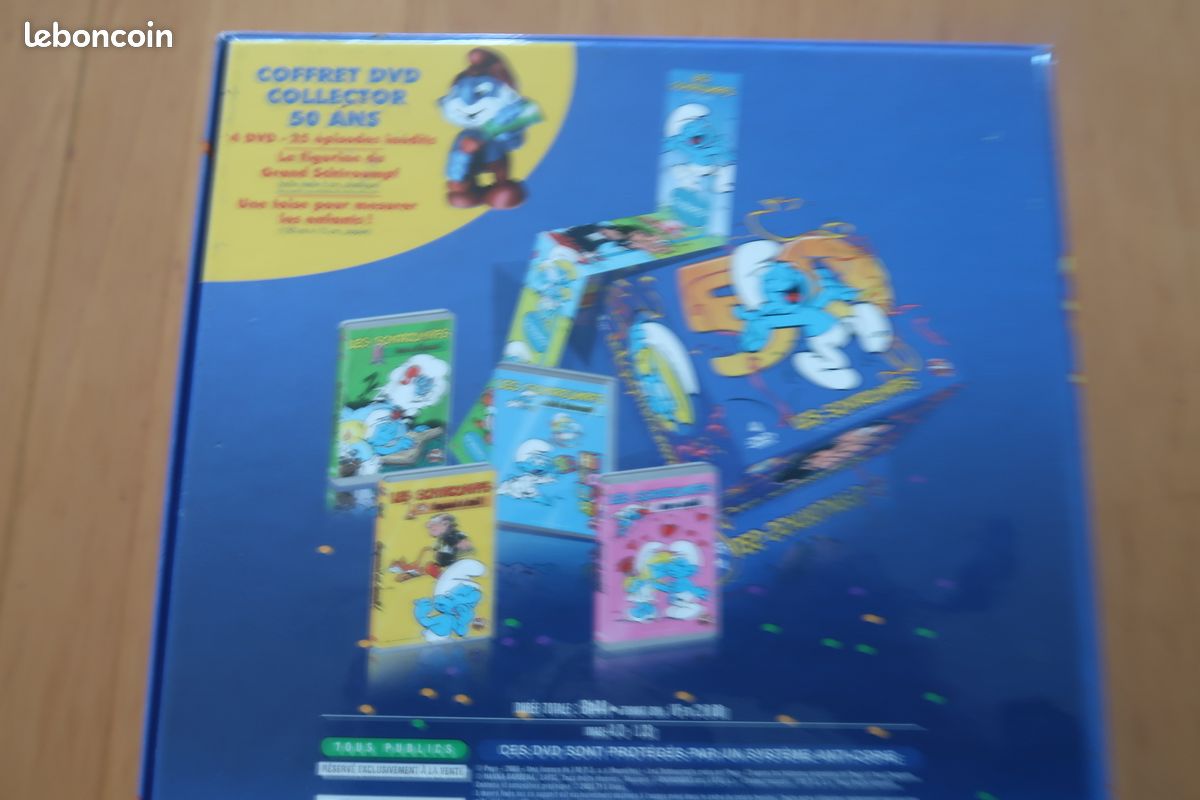 Coffret 4 DVDs SCHRTOUMPFS en français (image 2)