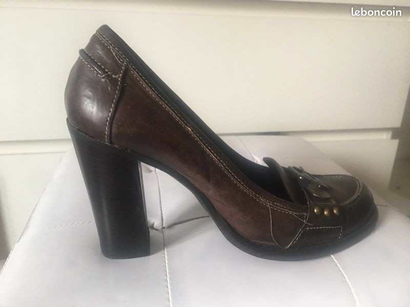 Escarpin cuir T38 sarah139 (image 3)