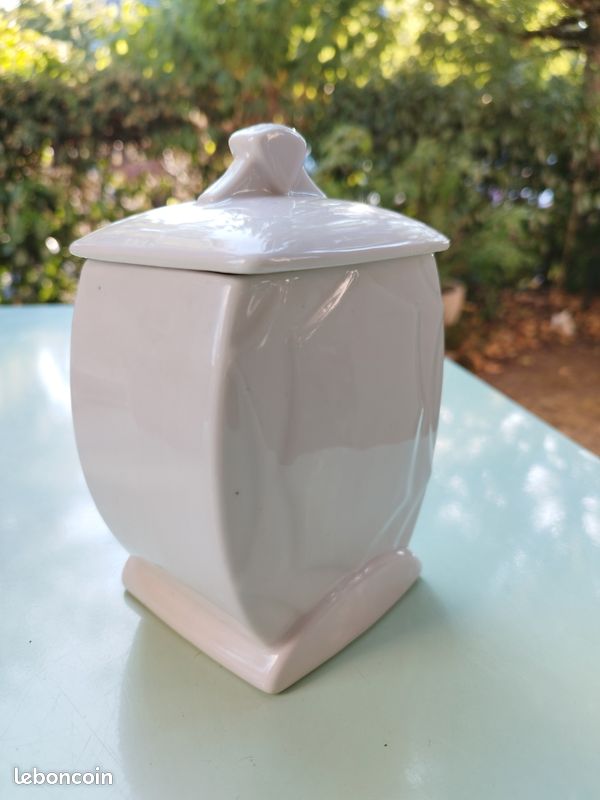 Pot à sucre ancien en céramique (image 4)