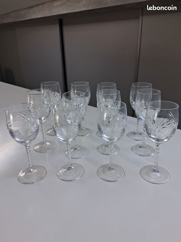 Verres à liqueur en cristal (image 1)