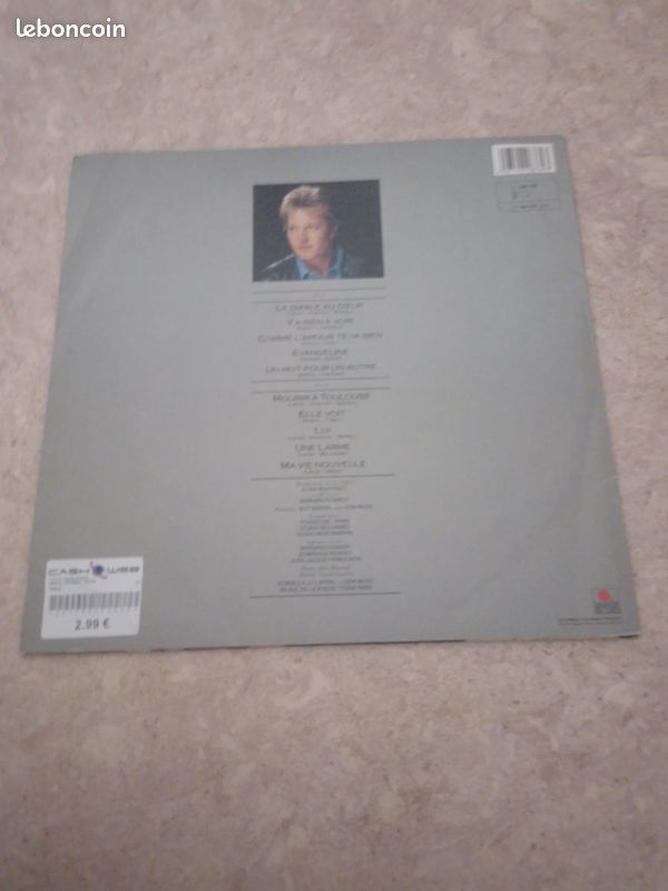 Vinyle 33 tours jean-jacques lafon le diable au coeur (image 2)