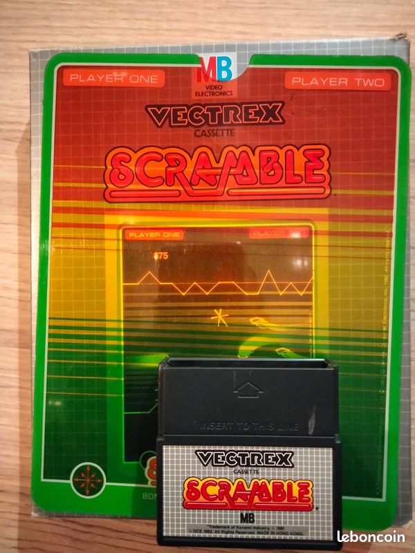 Jeu Flipper Pinball Pour Console Vectrex - Avec Boîte, Manuel Et Cassette, état Correct