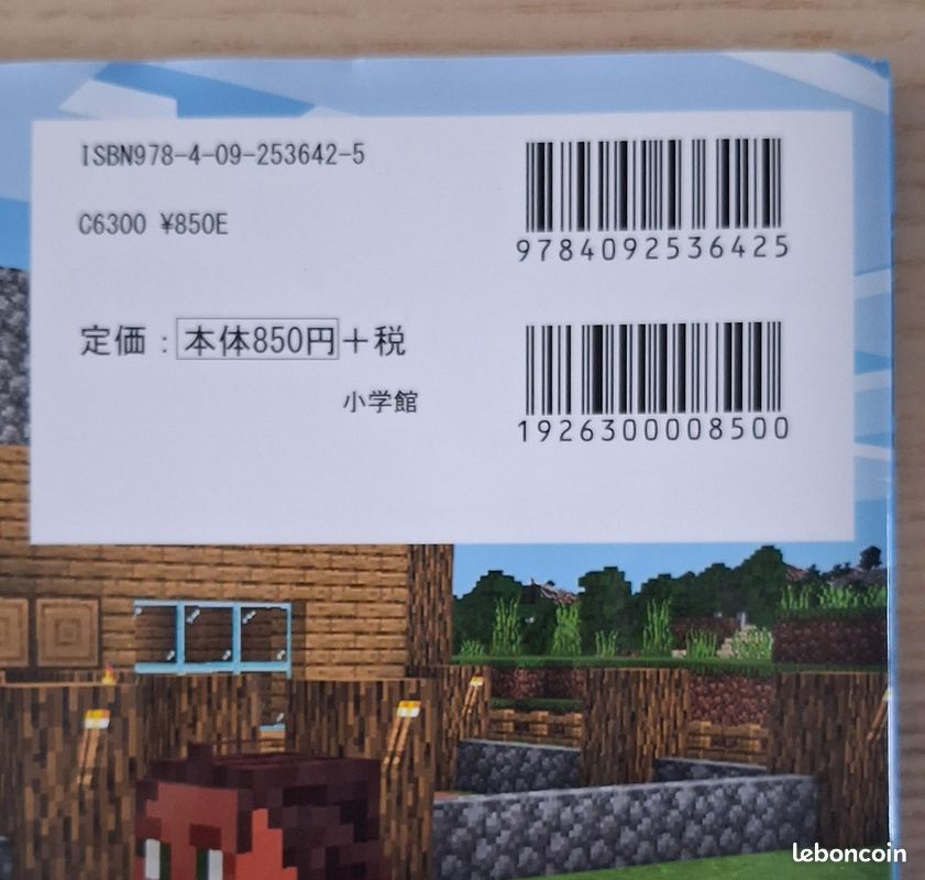 Livre Minecraft en japonais (image 3)