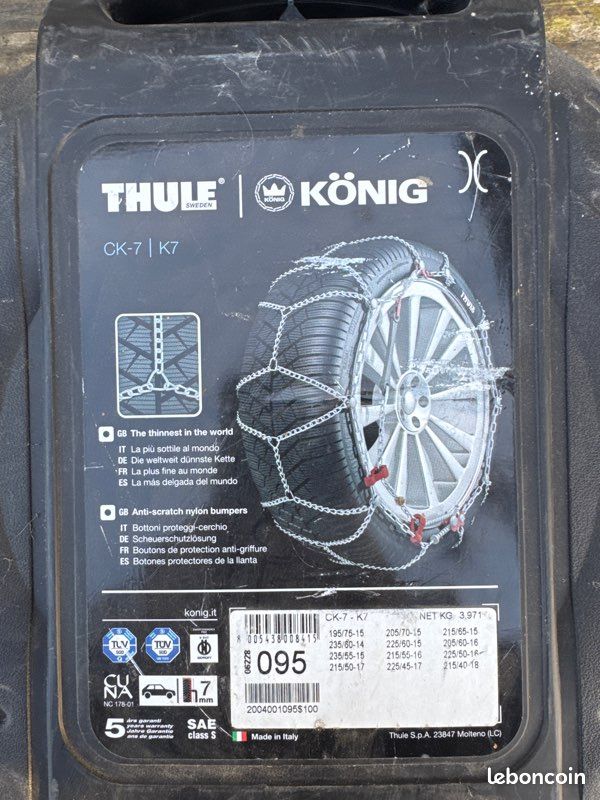 Chaînes à neige Thule CK-7 K7 (image 1)