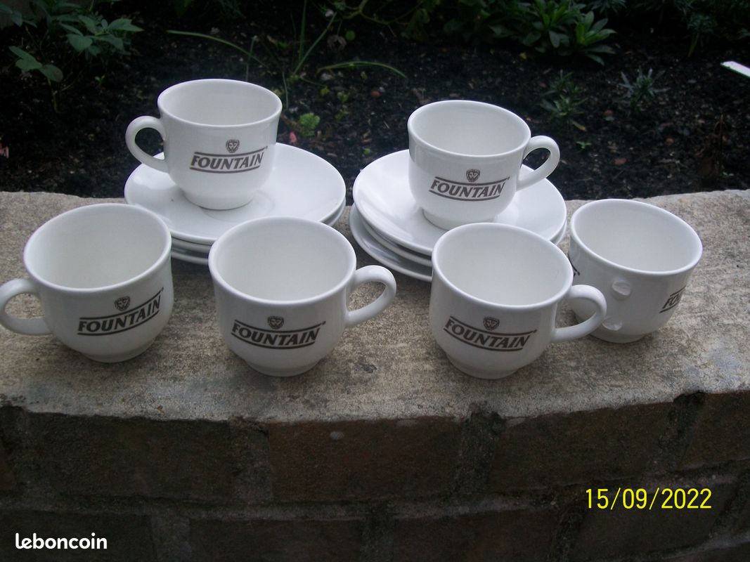 Tasses Neuves Fountain Origine 20 Ans, (image 3)