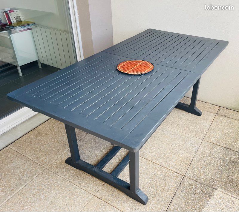 Table jardin bois teck (image 2)