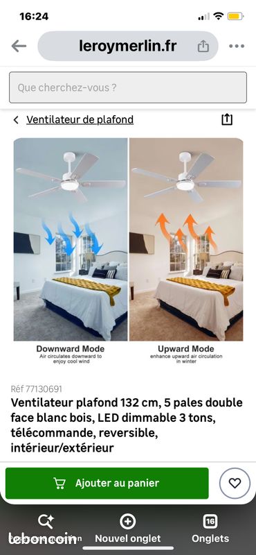 Ventilateur plafond (image 7)