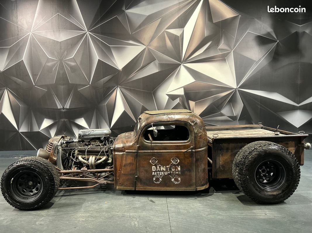 Chevrolet Rat Rod Hot Rod V8 5.7 350 CI 250 CH Boite Automatique 2 Places Carte Grise Collection 1955 (image 4)