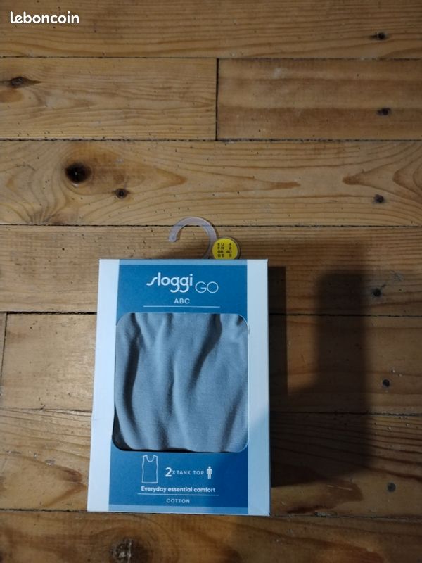 Lot de 2 débardeurs sloggi homme taille s (image 1)