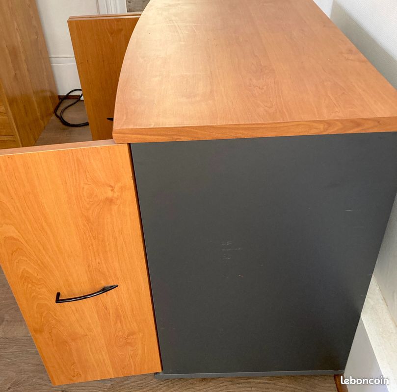 Armoire de rangement, finition merisier 80 x 71 x 48 (image 4)