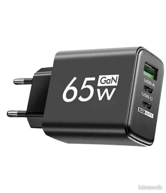 Chargeur rapide 65 w (image 1)