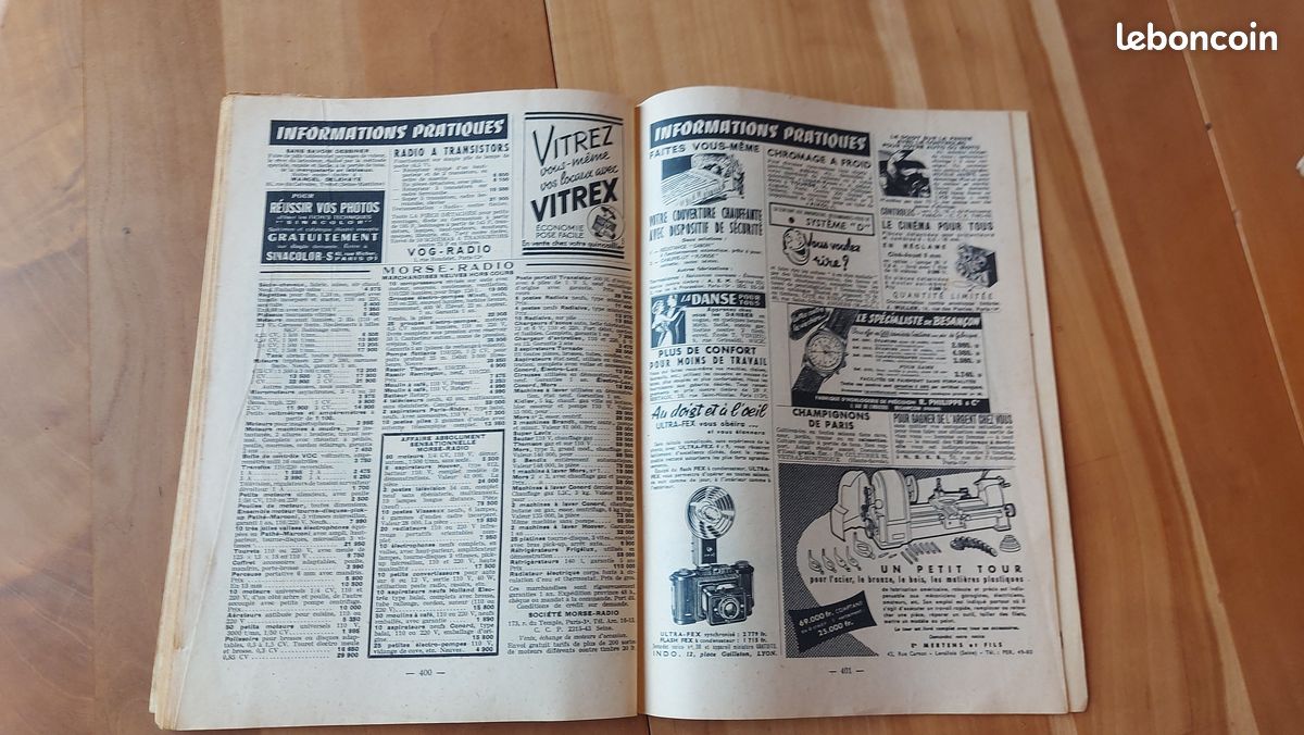 Revue bricoleur : Système D n°143 - Novembre 1957 - magazine vintage de bricolage (image 7)