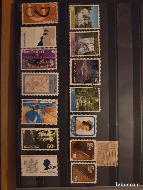 Nouvelle-Zélande 500 timbres spéciaux différents (timbres pour collectionneurs