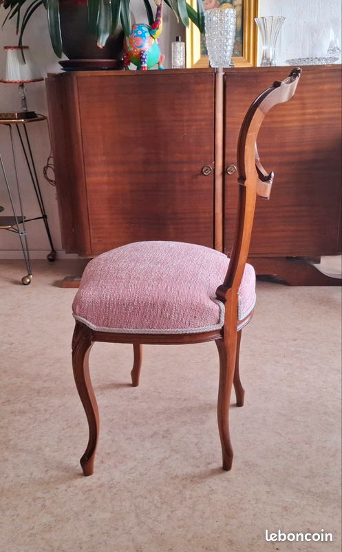 Paire de chaises de chambre de style Louis XV, entièrement restaurées (image 10)