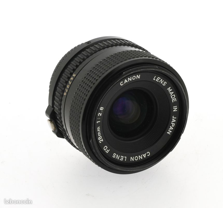 Canon FD 28mm f2.8 lens For Canon AE-1 F 1n AT-1 A-1 FTB 35mm Slr Film Camera eB