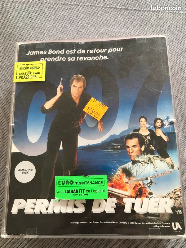 Jeu Amstrad CPC 6128 - DOSSIER G - Cobrasoft - Action Et Aventure - Occasion
