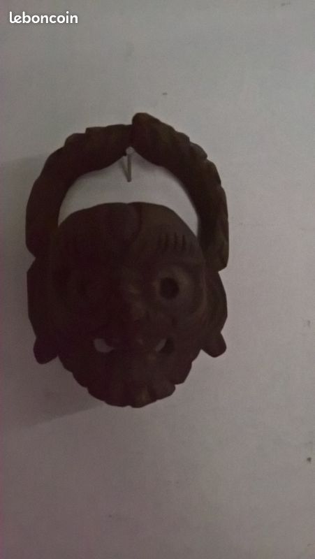Masque en bois , artisanat art africain (image 5)