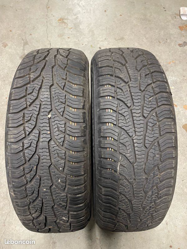 2 pneus neige uniroyal neuf 195/55r16 (image 1)