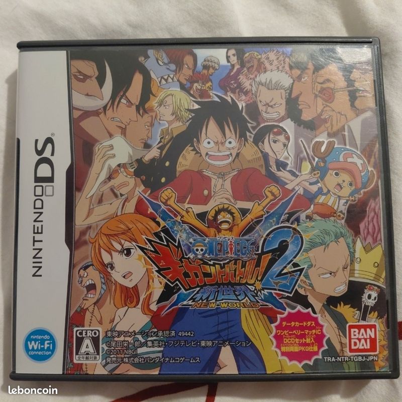 Lot One Piece – Nintendo DS + 2 jeux Game Boy Color + 3 cartes bonus – Versions japonaises (image 3)