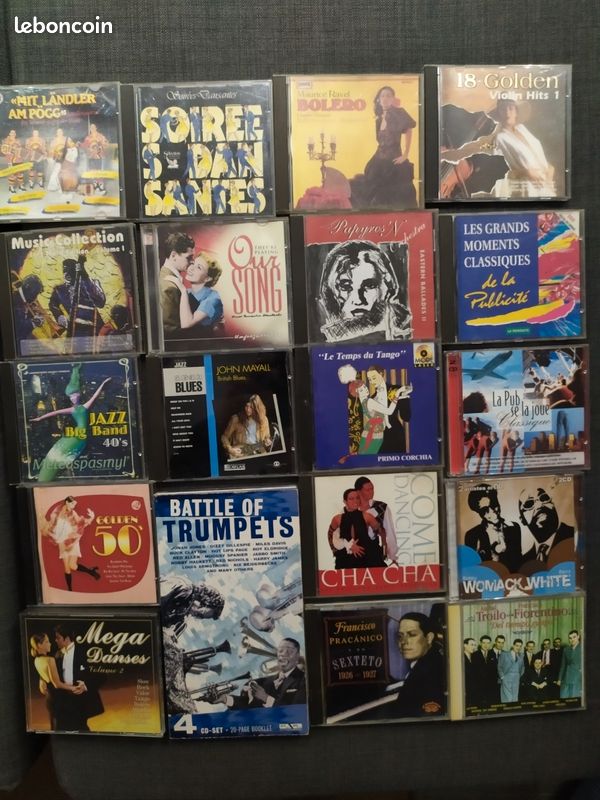 Lot de 89 CD jazz Piano Bar tango (image 3)