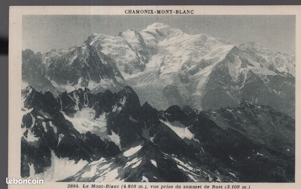 Carte Postale Ancienne Chamonix Mont Blanc Haute Savoie le