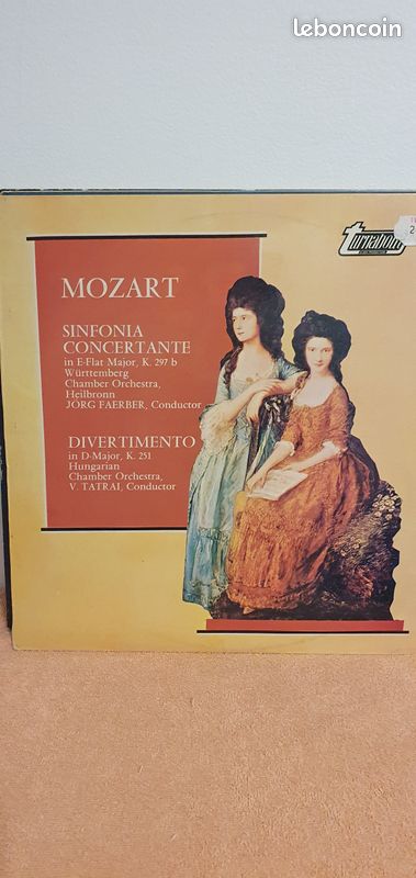 33 tours W.A. MOZART Sinfonia concertante (image 1)