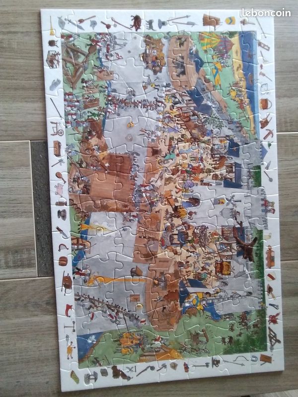 Puzzle observation thème château fort 100 pièces (image 3)