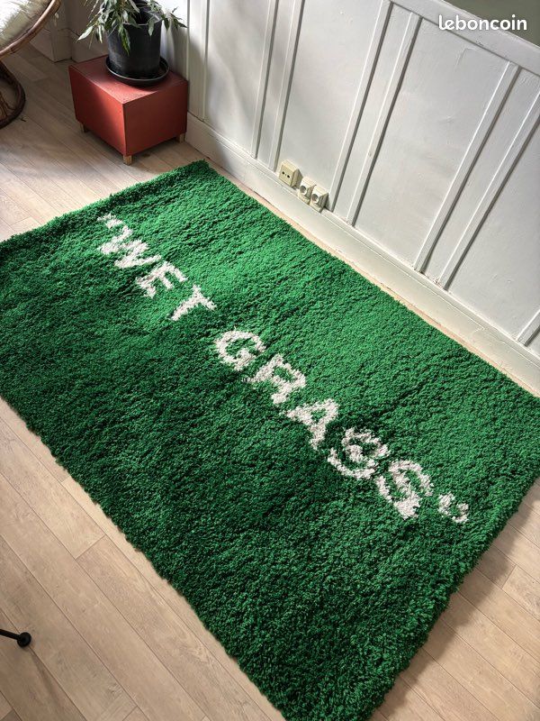 Tapis Virgil Abloh x IKEA MARKERAD WET GRASS Décoration