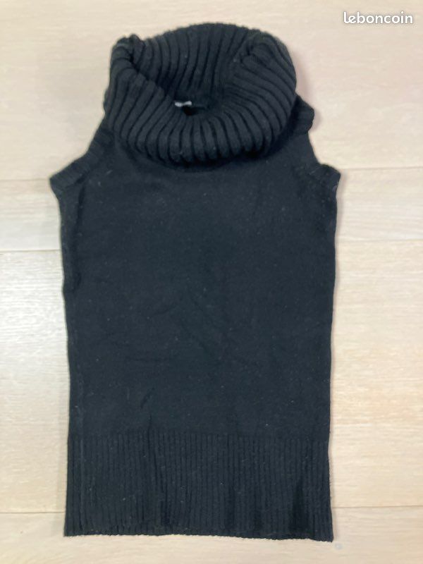 Pull maille sans manche (image 1)
