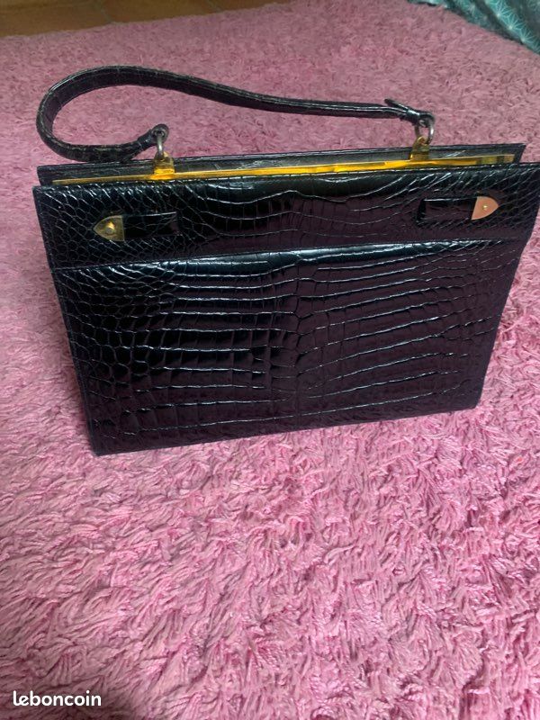Sac en croco vintage (image 4)