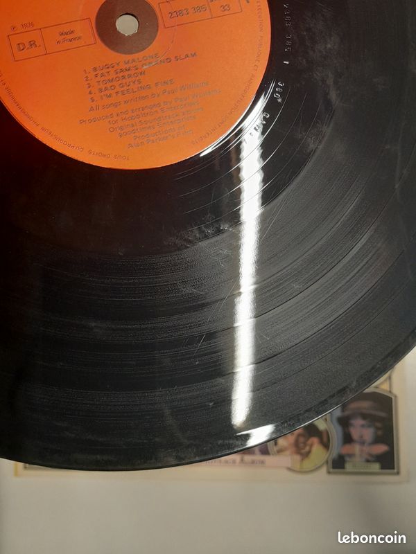 Vinyle 33t Paul Williams: Bugsy Malone (Original Soundtrack Album) - Polydor (2383 385) (image 7)