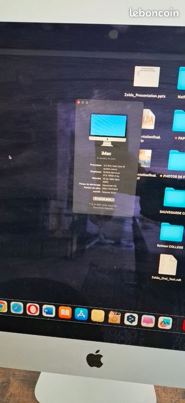 Ordinateur Apple IMac 27 pouces (image 3)