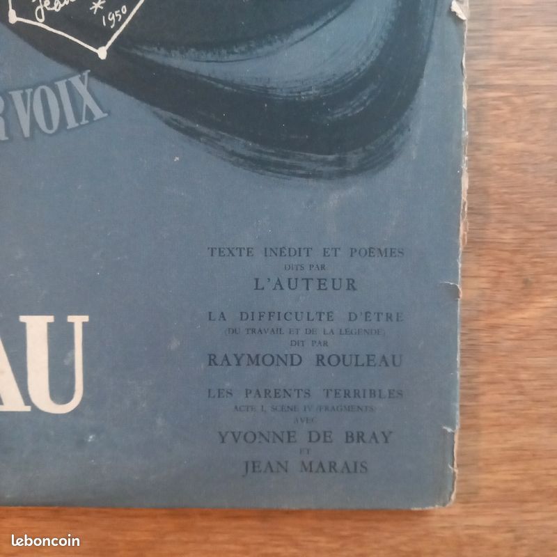 33 tours de Jean Cocteau (image 5)