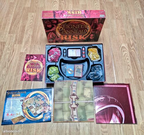 RISK SEIGNEUR DES anneaux + extension Gondor et Mordor - complets - bon état EUR 69,90 - FR