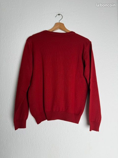 Pull / Rouge / S / Olly Gan / Homme (image 6)