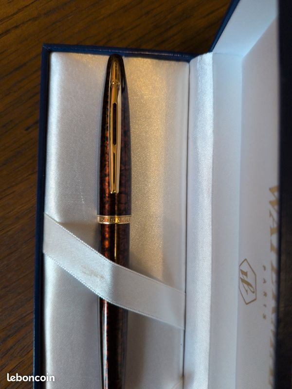Stylo Roller Waterman Preface Laqué Marbre - Authentique - Comme Neuf - Recharge Incluse