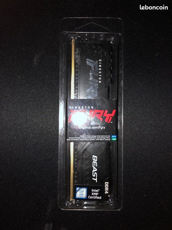 1 x 16 go de ram Kingston fury DDR4 (image 1)