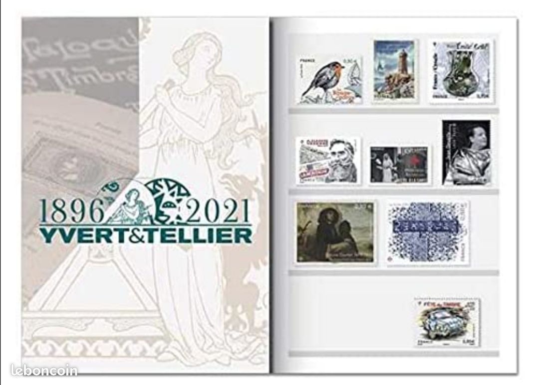 Catalogue de cotation des Timbres De France 1896_2021 de YVERT & TELLIER (image 2)