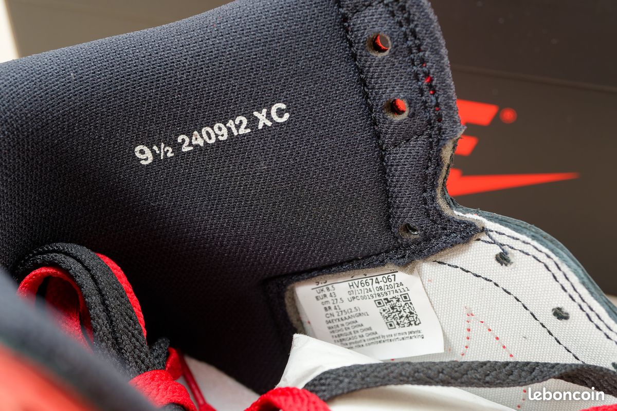 Nike Air Jordan 1 High 85 Bred Noir Rouge Chicago Retro OG (image 5)
