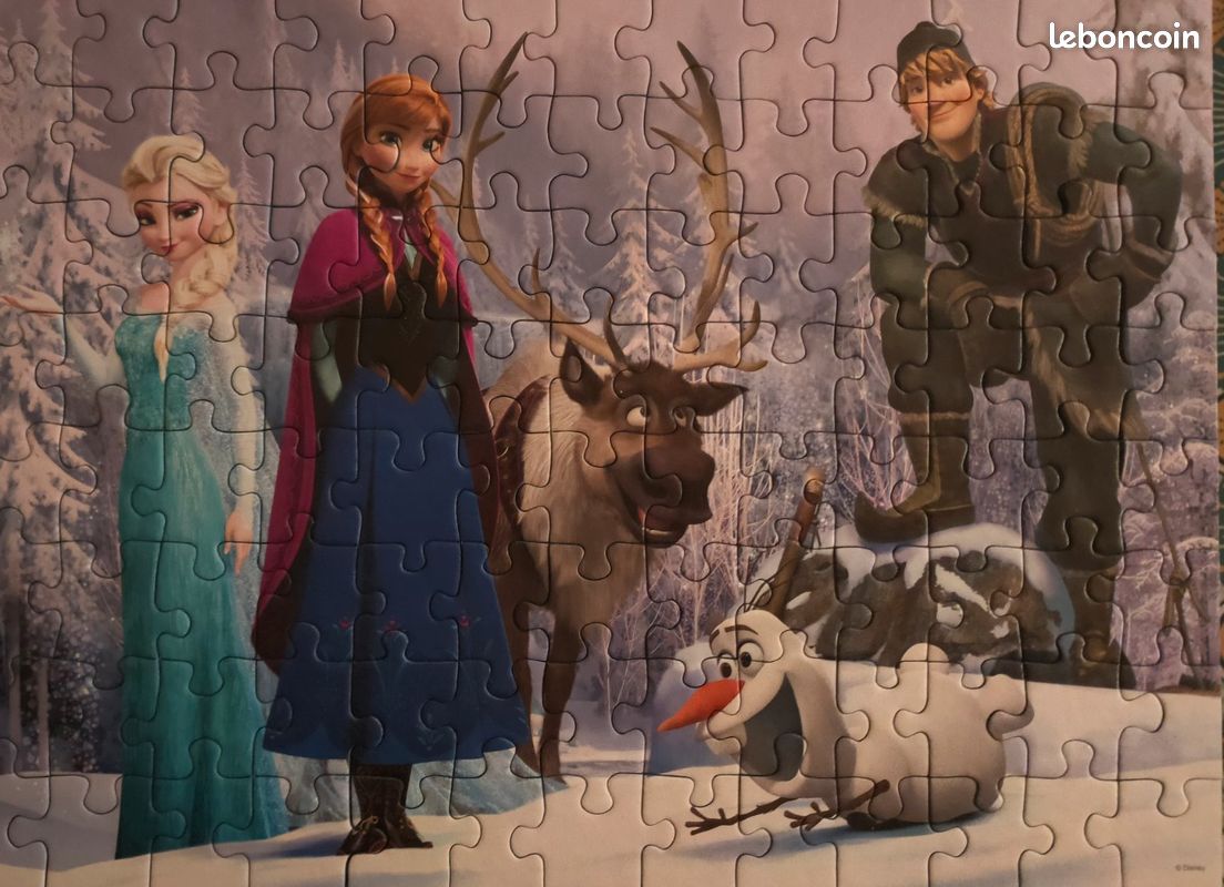 La Reine des Neiges Puzzle 4x100 (image 2)