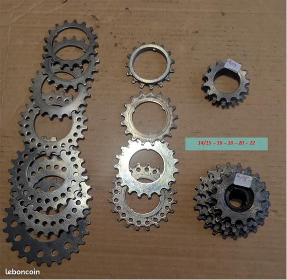 NOS Roue libre MAILLARD ATOM 3s 16/19/22 vélo ancien old bike