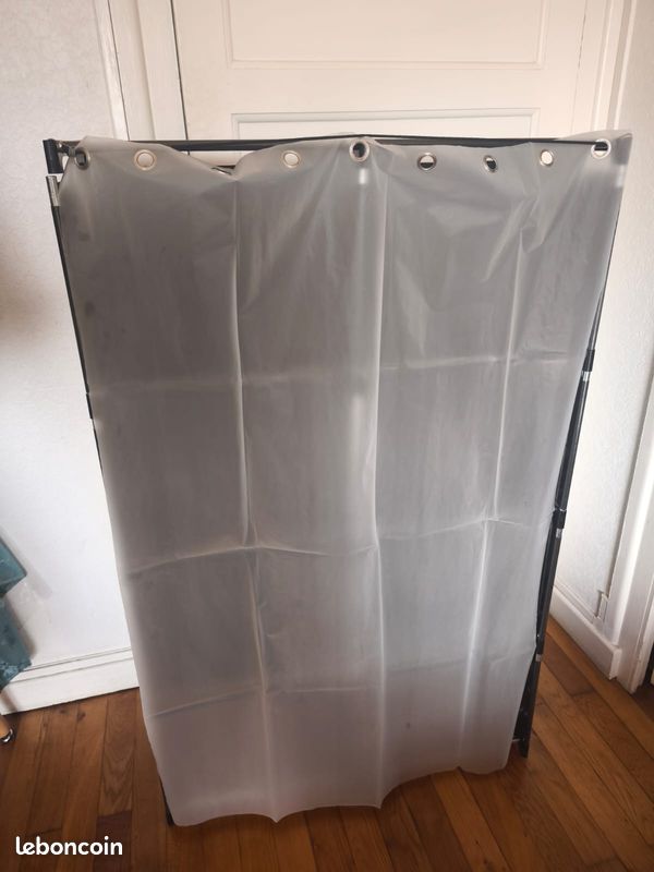 Armoire dressing tissu 5 niveaux – grande capacité – comme neuve (image 1)