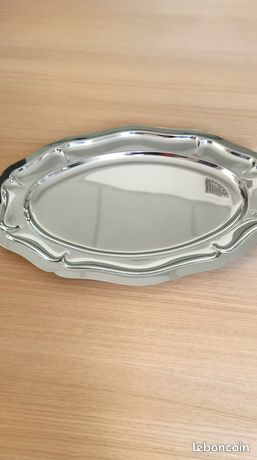 Plat apéritif ovale à compartiments en verre - Arcoroc