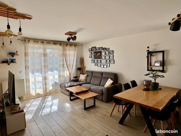 Appartement 3 pièces 64m2 avec Jardin 100m2