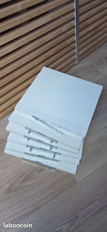 Tête de lit Ikea MANDAL (étagères blanches) (image 4)