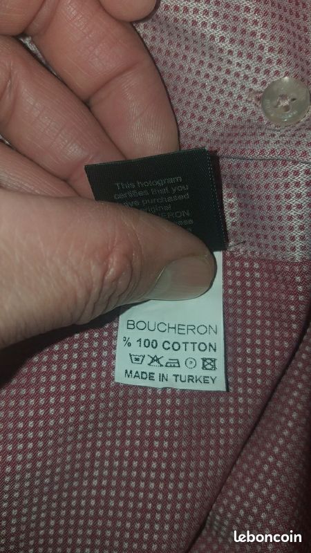 Chemise violette Boucheron taille L (image 18)