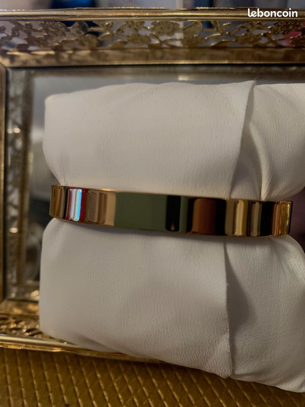 Bracelet jonc feuille (image 3)