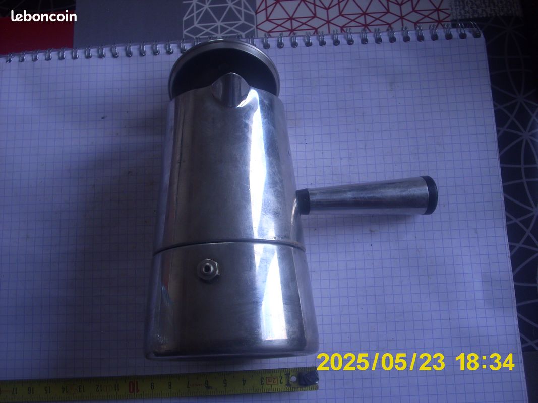 Cafetière Moka Lavazza Carmencita - Aluminium, 3 Tasses, Design Italien